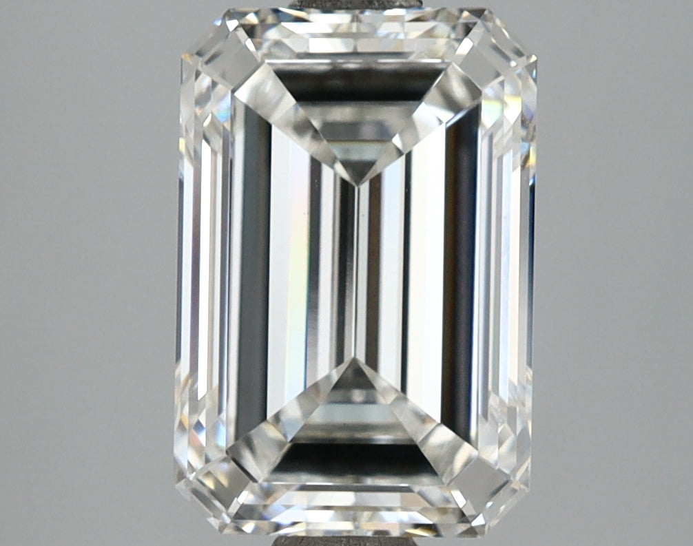 3.57 Carat Emerald Shaped, Excellent Cut, E Color, VS1 Clarity, IGI Certified Lab Grown Diamond