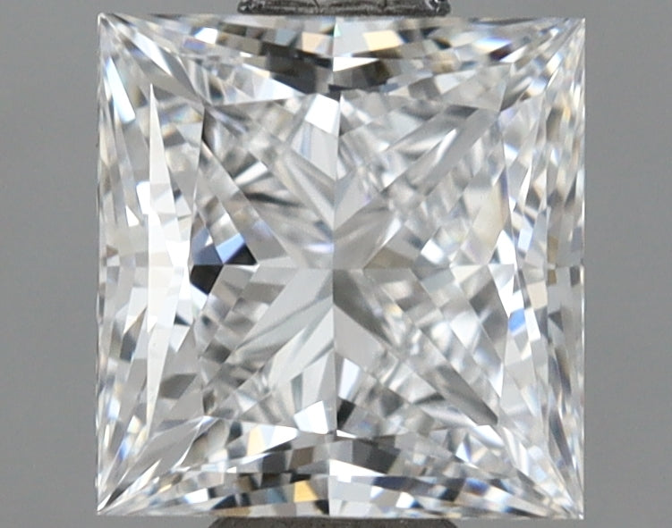 1.02 Carat Princess Shaped, Ideal Cut, D Color, IF Clarity, IGI Certified Lab Grown Diamond
