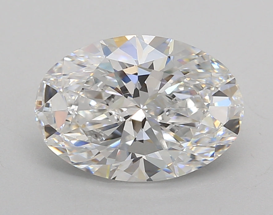 2.50 Carat Oval Shaped, Excellent Cut, D Color, VVS2 Clarity, IGI Certified Lab Grown Diamond
