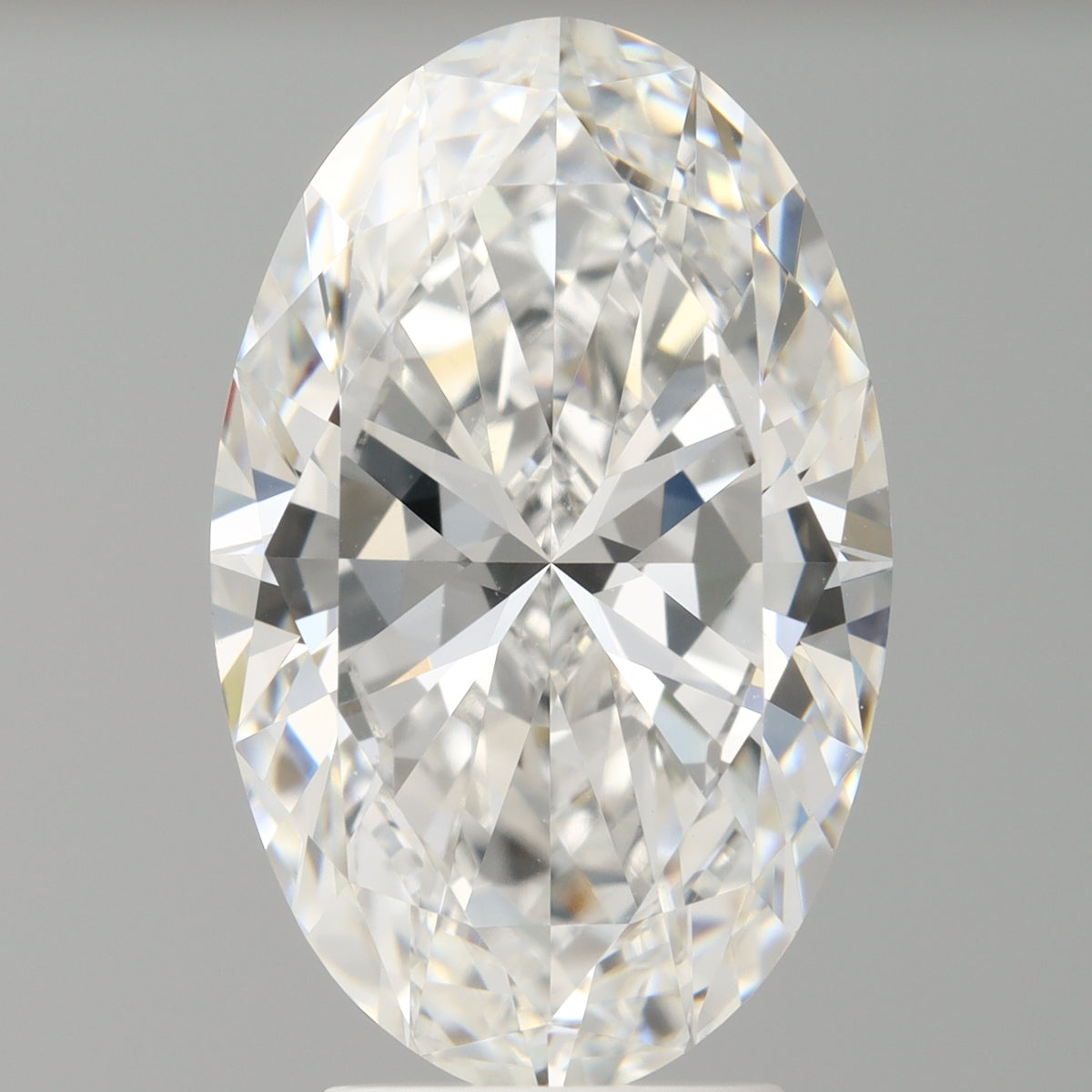 4.10 Carat Oval Shaped, Ideal Cut, E Color, VVS2 Clarity, IGI Certified Lab Grown Diamond