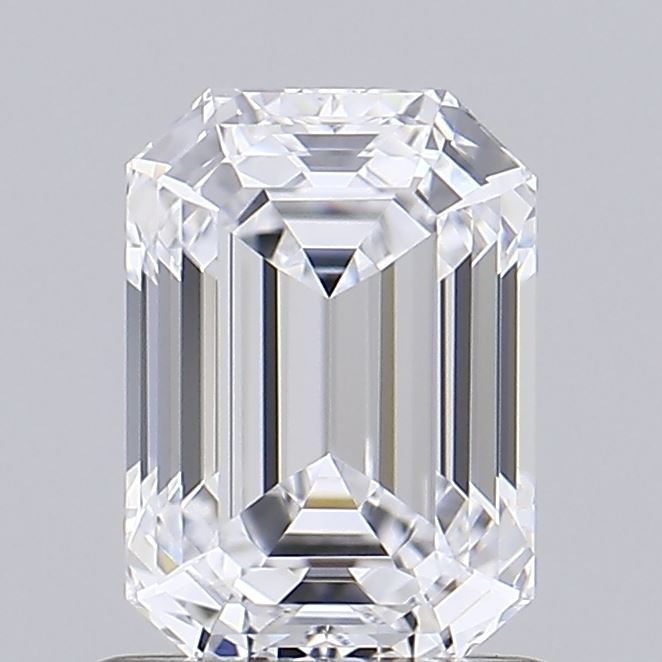 1.01 Carat Emerald Shaped, Very Good Cut, D Color, IF Clarity, IGI Certified Lab Grown Diamond