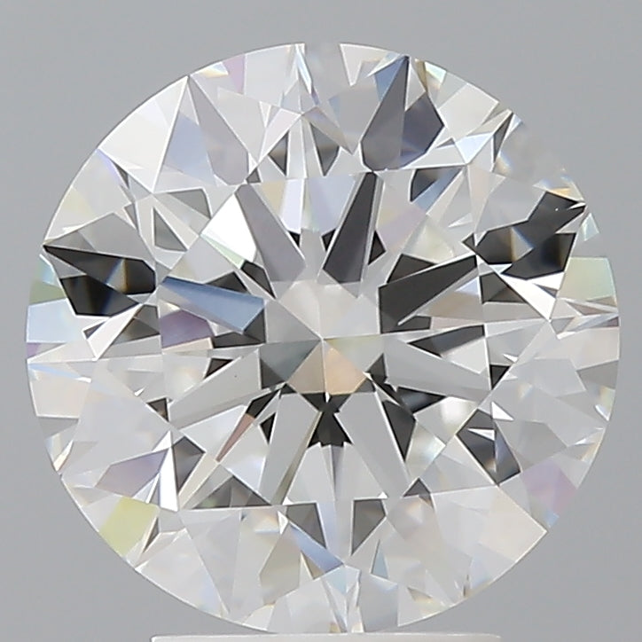 4.06 Carat Round Shaped, Excellent Cut, E Color, VVS2 Clarity, IGI Certified Lab Grown Diamond
