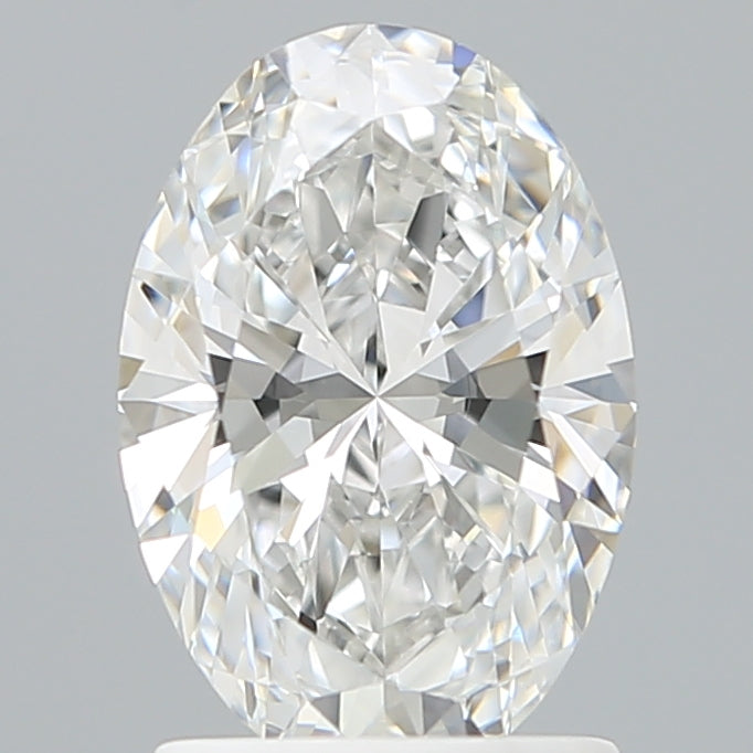 1.60 Carat Oval Shaped, Ideal Cut, F Color, VVS2 Clarity, IGI Certified Lab Grown Diamond