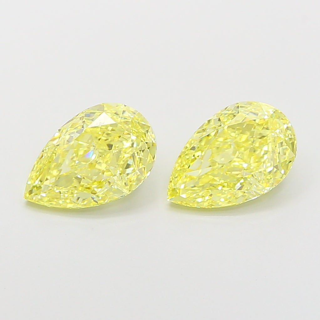 1.58 Carat Pear Shaped, Ideal Cut, VS1 Clarity, IGI Certified Lab Grown Diamond