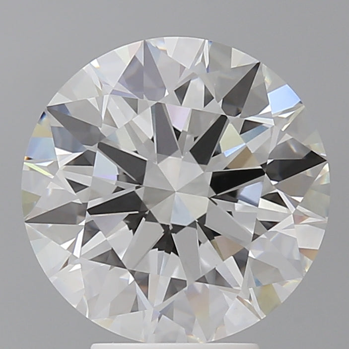 5.03 Carat Round Shaped, Ideal Cut, F Color, VVS2 Clarity, IGI Certified Lab Grown Diamond