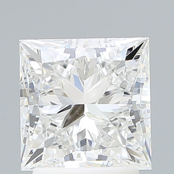 2.54 Carat Princess Shaped, Ideal Cut, E Color, VVS2 Clarity, IGI Certified Lab Grown Diamond