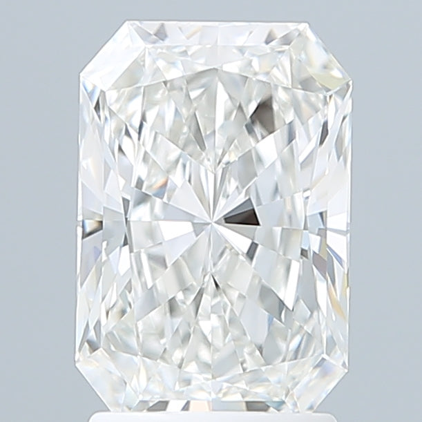2.10 Carat Radiant Shaped, Ideal Cut, F Color, VVS1 Clarity, IGI Certified Lab Grown Diamond