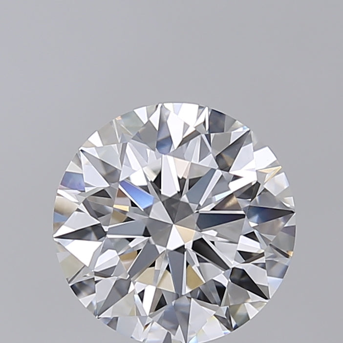 2.02 Carat Round Shaped, Ideal Cut, D Color, VVS2 Clarity, IGI Certified Lab Grown Diamond