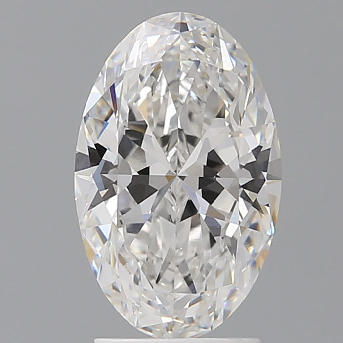 2.56 Carat Oval Shaped, Ideal Cut, E Color, VVS2 Clarity, IGI Certified Lab Grown Diamond