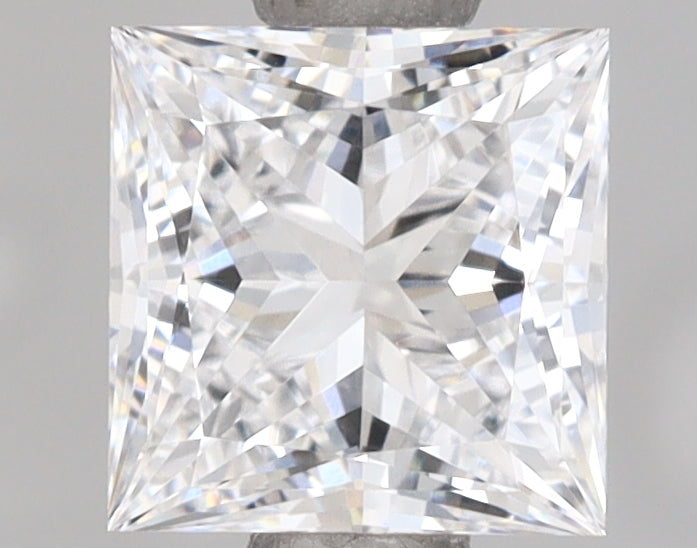 1.01 Carat Princess Shaped, Ideal Cut, D Color, VVS1 Clarity, IGI Certified Lab Grown Diamond