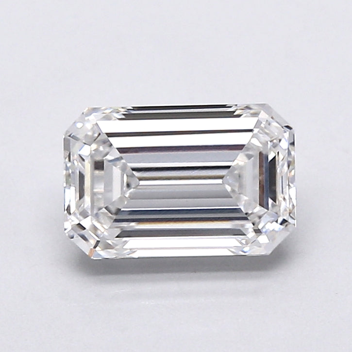 1.68 Carat Emerald Shaped, Very Good Cut, D Color, VVS2 Clarity, IGI Certified Lab Grown Diamond