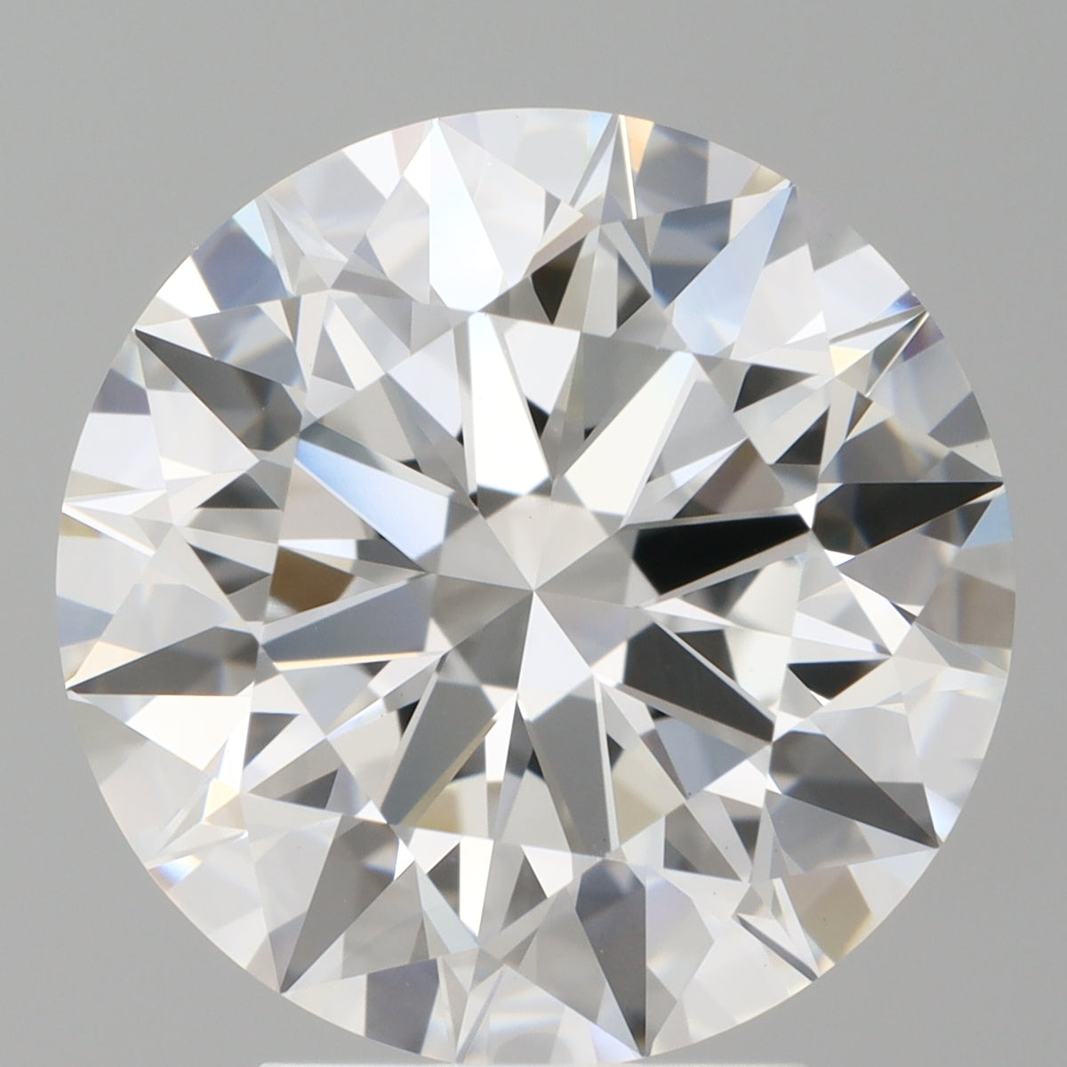 4.09 Carat Round Shaped, Ideal Cut, E Color, VVS2 Clarity, IGI Certified Lab Grown Diamond
