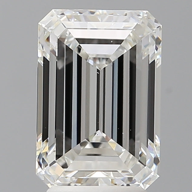 3.50 Carat Emerald Shaped, Excellent Cut, F Color, VS1 Clarity, IGI Certified Lab Grown Diamond