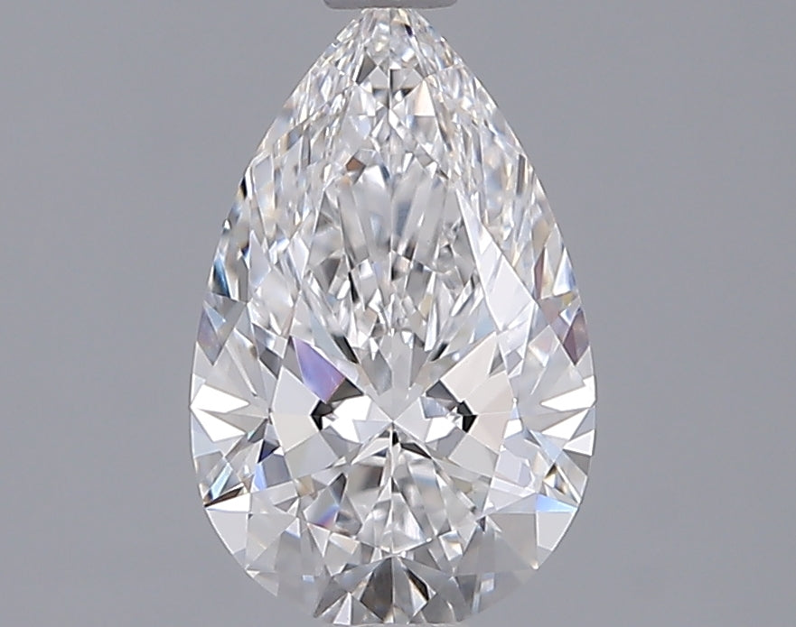 1.54 Carat Pear Shaped, Ideal Cut, D Color, VVS2 Clarity, IGI Certified Lab Grown Diamond