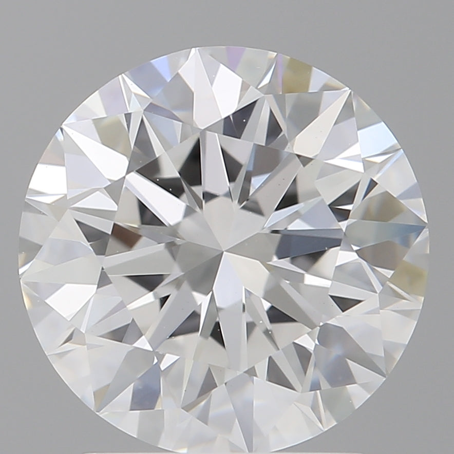 2.51 Carat Round Shaped, Ideal Cut, E Color, VVS2 Clarity, IGI Certified Lab Grown Diamond
