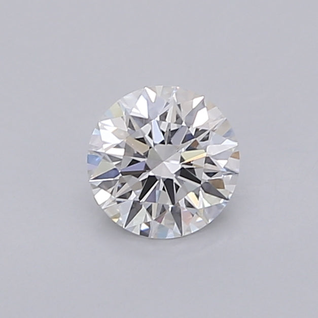 0.55 Carat Round Shaped, Ideal Cut, D Color, VVS2 Clarity, IGI Certified Lab Grown Diamond