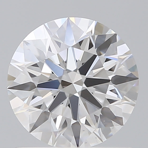 1.12 Carat Round Shaped, Ideal Cut, D Color, VS2 Clarity, IGI Certified Lab Grown Diamond
