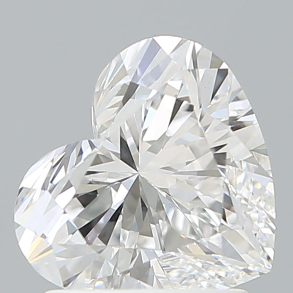 1.59 Carat Heart Shaped, Ideal Cut, E Color, VVS2 Clarity, IGI Certified Lab Grown Diamond