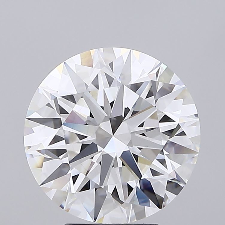 5.08 Carat Round Shaped, Ideal Cut, E Color, VS2 Clarity, IGI Certified Lab Grown Diamond