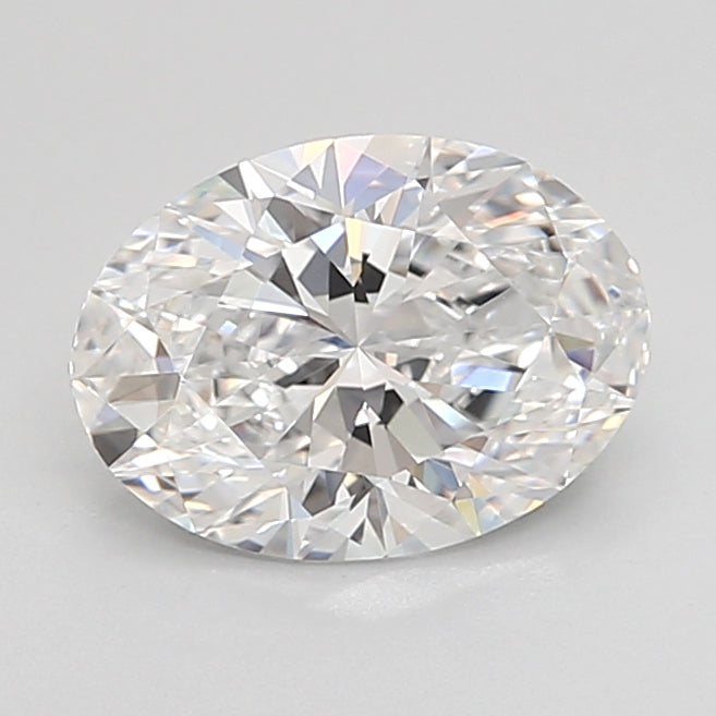 1.42 Carat Oval Shaped, Ideal Cut, D Color, IF Clarity, IGI Certified Lab Grown Diamond