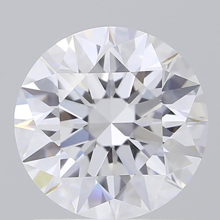 1.59 Carat Round Shaped, Ideal Cut, D Color, VVS2 Clarity, IGI Certified Lab Grown Diamond