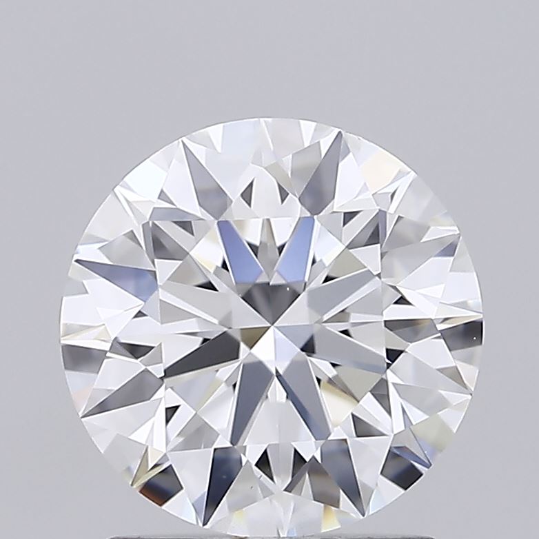 1.58 Carat Round Shaped, Ideal Cut, D Color, VS1 Clarity, IGI Certified Lab Grown Diamond