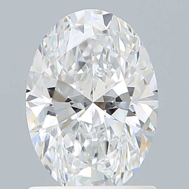 1.31 Carat Oval Shaped, Excellent Cut, D Color, VVS2 Clarity, IGI Certified Lab Grown Diamond