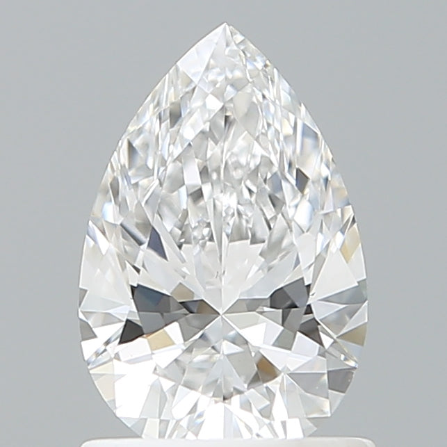 1.04 Carat Pear Shaped, Ideal Cut, D Color, VVS2 Clarity, IGI Certified Lab Grown Diamond