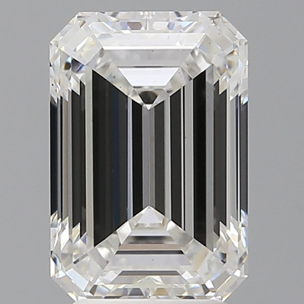 3.60 Carat Emerald Shaped, Ideal Cut, E Color, VS1 Clarity, IGI Certified Lab Grown Diamond