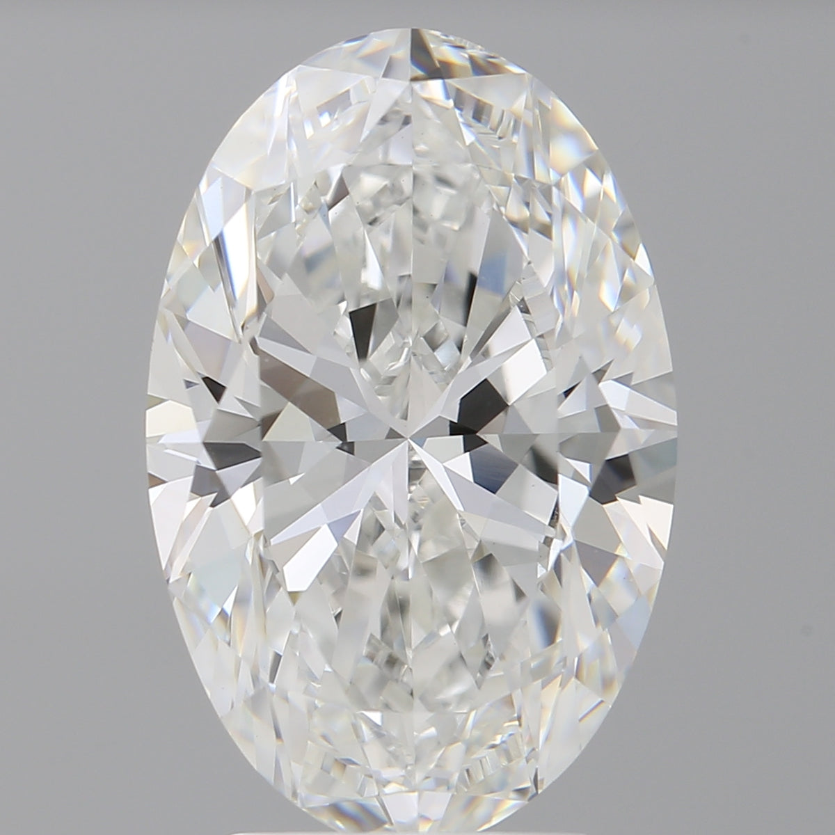 4.00 Carat Oval Shaped, Ideal Cut, F Color, VVS2 Clarity, IGI Certified Lab Grown Diamond