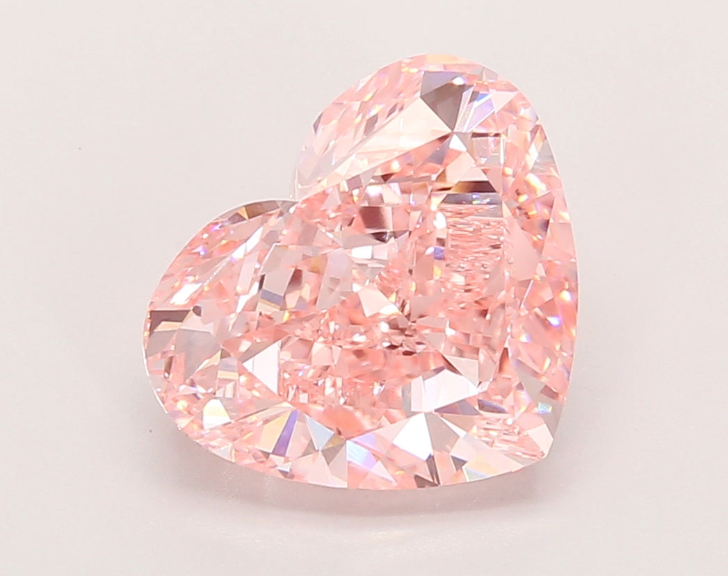 5.02 Carat Heart Shaped, Very Good Cut, VVS1 Clarity, IGI Certified Lab Grown Diamond