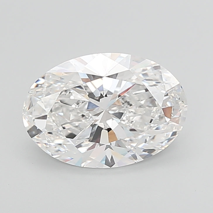 5.06 Carat Oval Shaped, Ideal Cut, E Color, VVS2 Clarity, IGI Certified Lab Grown Diamond