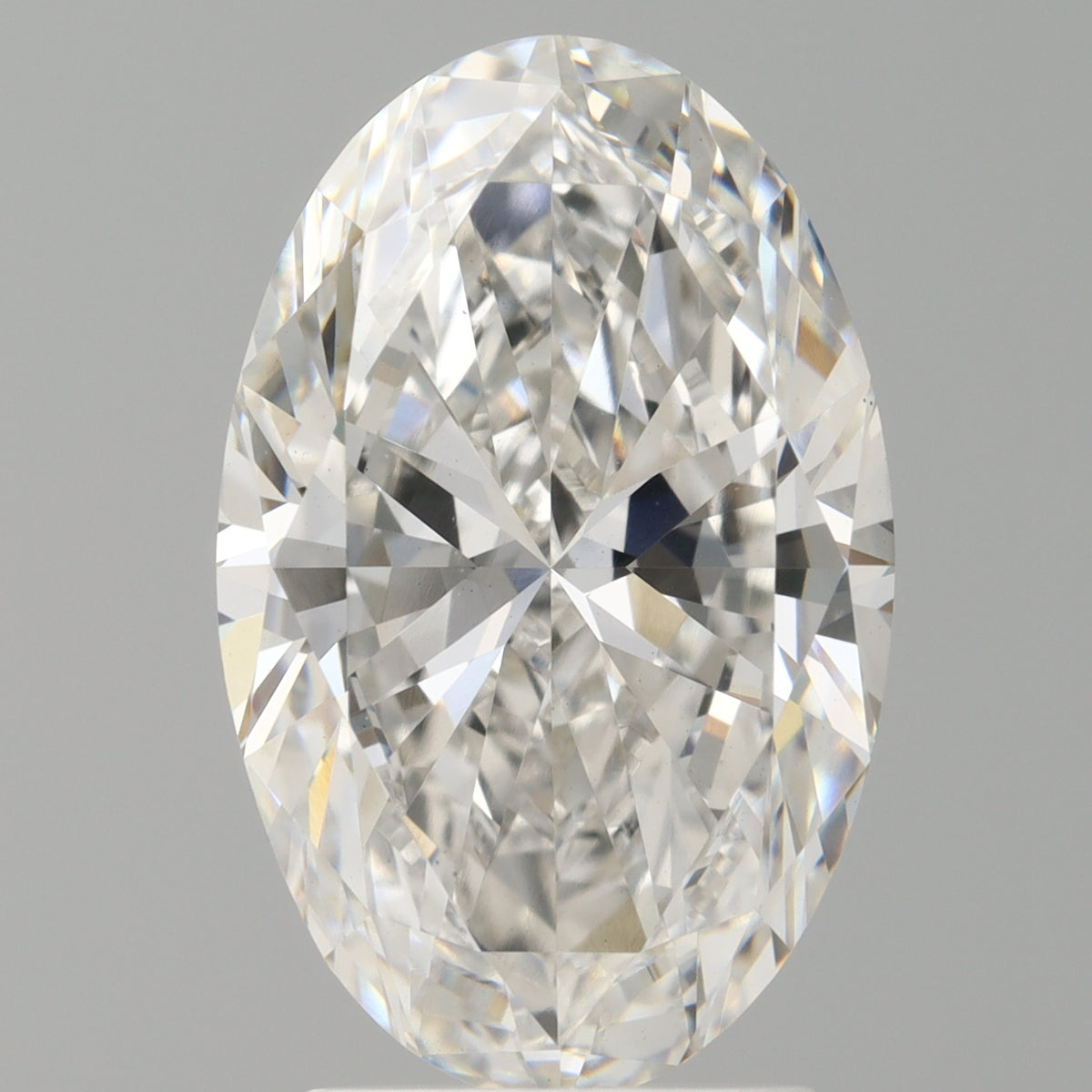3.04 Carat Oval Shaped, Ideal Cut, F Color, VVS2 Clarity, IGI Certified Lab Grown Diamond