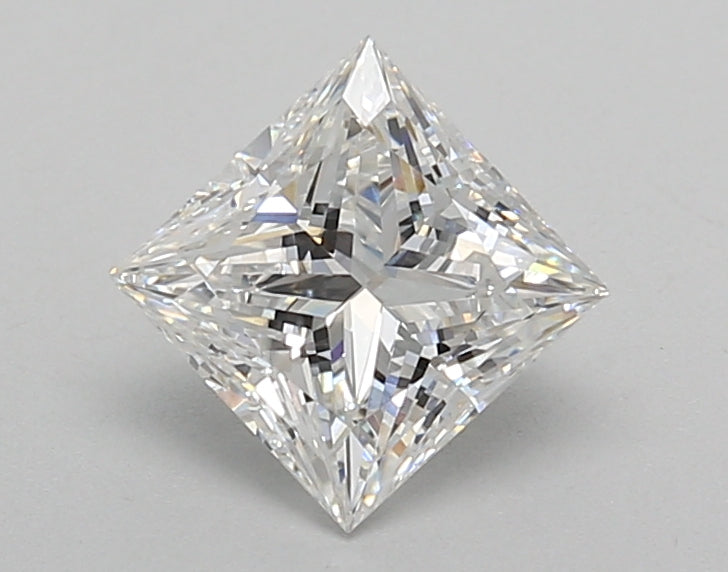 1.02 Carat Princess Shaped, Very Good Cut, E Color, VVS2 Clarity, IGI Certified Lab Grown Diamond