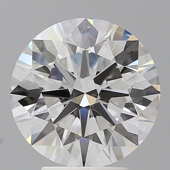 4.06 Carat Round Shaped, Ideal Cut, F Color, VS1 Clarity, IGI Certified Lab Grown Diamond