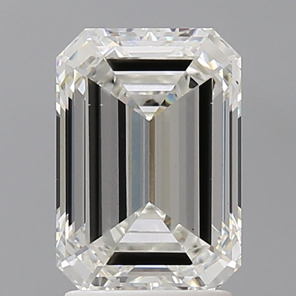 2.55 Carat Emerald Shaped, Ideal Cut, F Color, VS1 Clarity, IGI Certified Lab Grown Diamond