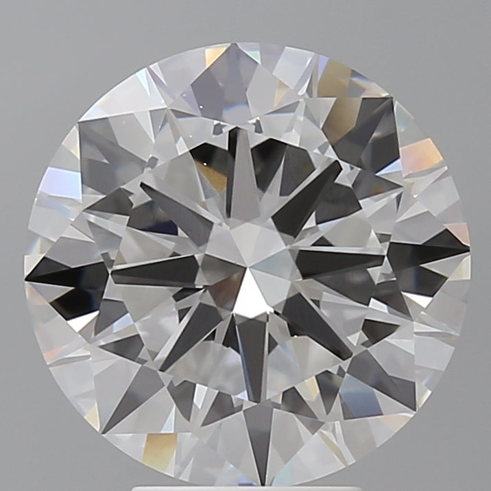 5.54 Carat Round Shaped, Excellent Cut, E Color, VS1 Clarity, IGI Certified Lab Grown Diamond