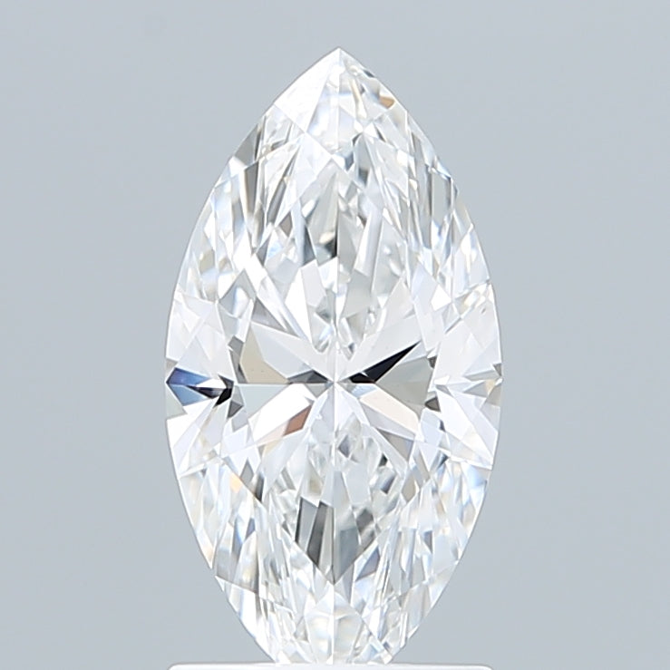 1.60 Carat Marquise Shaped, Ideal Cut, E Color, VVS2 Clarity, IGI Certified Lab Grown Diamond