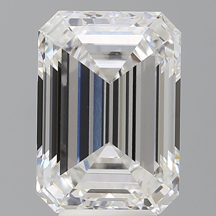 5.57 Carat Emerald Shaped, Ideal Cut, E Color, VS1 Clarity, IGI Certified Lab Grown Diamond