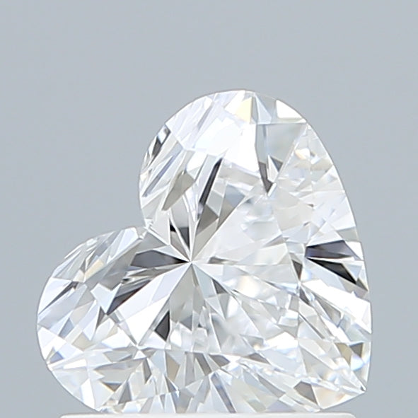 1.03 Carat Heart Shaped, Ideal Cut, D Color, VVS1 Clarity, IGI Certified Lab Grown Diamond