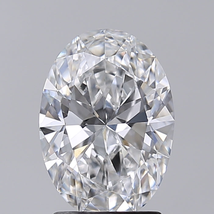 2.01 Carat Oval Shaped, Excellent Cut, D Color, VVS2 Clarity, IGI Certified Lab Grown Diamond