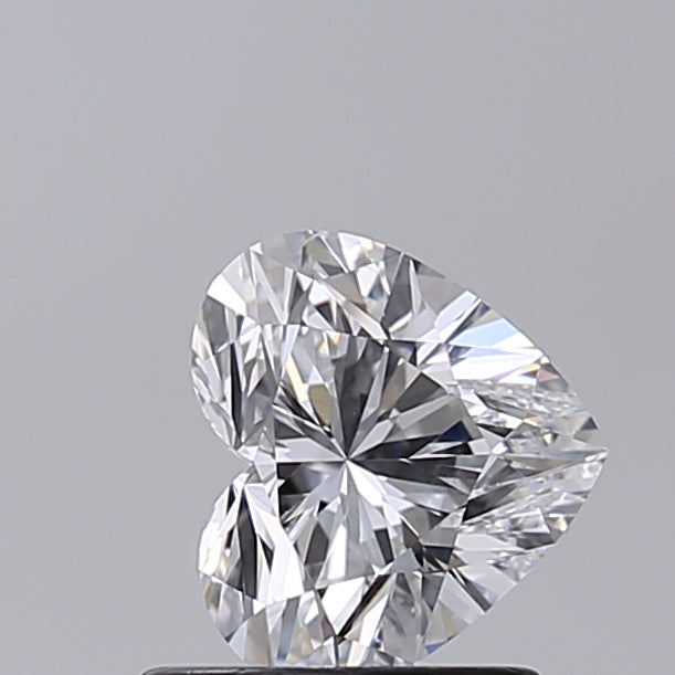 1.01 Carat Heart Shaped, Excellent Cut, D Color, VS1 Clarity, IGI Certified Lab Grown Diamond