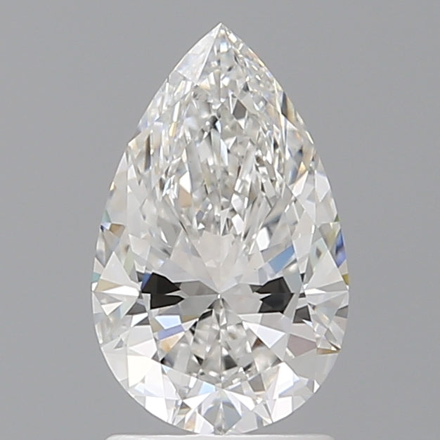 1.58 Carat Pear Shaped, Ideal Cut, E Color, VVS2 Clarity, IGI Certified Lab Grown Diamond
