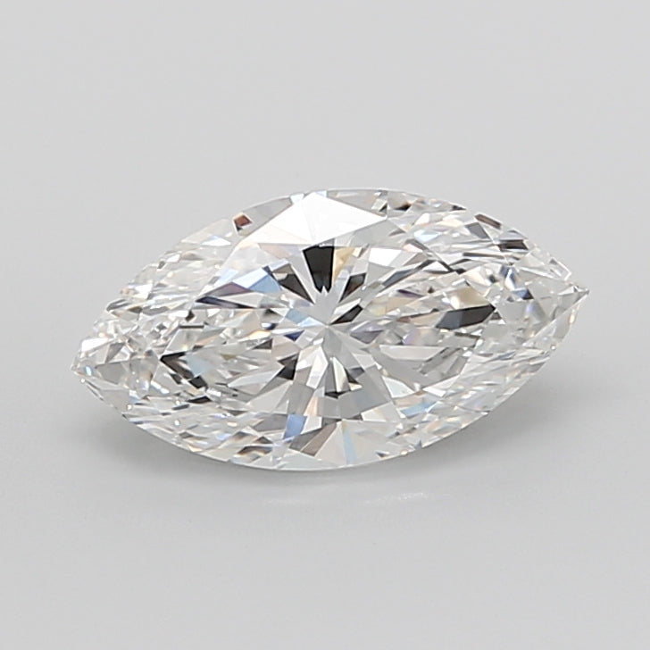 4.01 Carat Marquise Shaped, Ideal Cut, E Color, VVS2 Clarity, IGI Certified Lab Grown Diamond