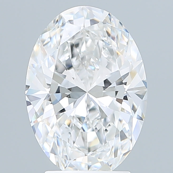 3.10 Carat Oval Shaped, Ideal Cut, E Color, VVS1 Clarity, IGI Certified Lab Grown Diamond