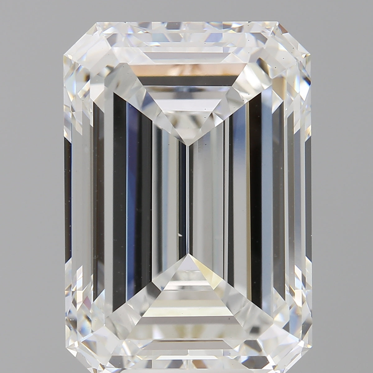 9.53 Carat Emerald Shaped, Ideal Cut, F Color, VS1 Clarity, IGI Certified Lab Grown Diamond
