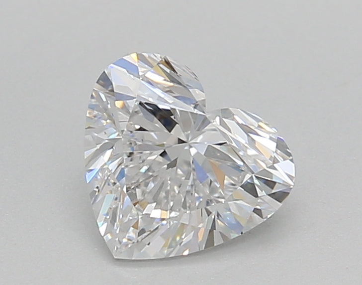 1.00 Carat Heart Shaped, Excellent Cut, D Color, VVS2 Clarity, IGI Certified Lab Grown Diamond