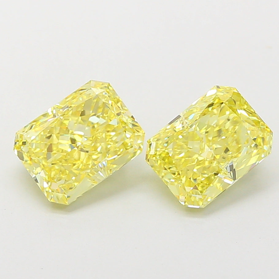 1.66 Carat Radiant Shaped, Excellent Cut, VVS2 Clarity, IGI Certified Lab Grown Diamond
