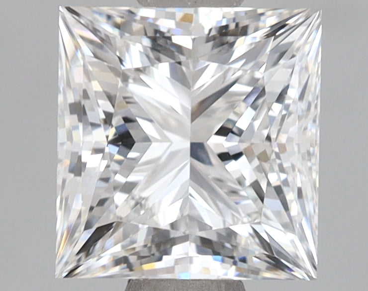 1.76 Carat Princess Shaped, Very Good Cut, E Color, VVS2 Clarity, IGI Certified Lab Grown Diamond