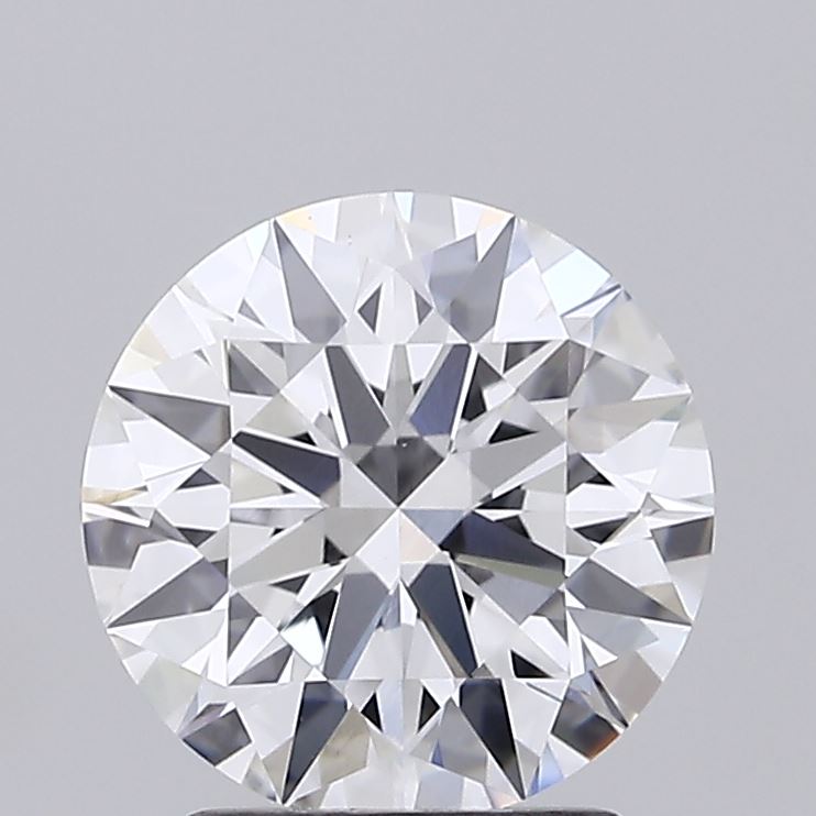 2.14 Carat Round Shaped, Ideal Cut, E Color, VVS2 Clarity, IGI Certified Lab Grown Diamond